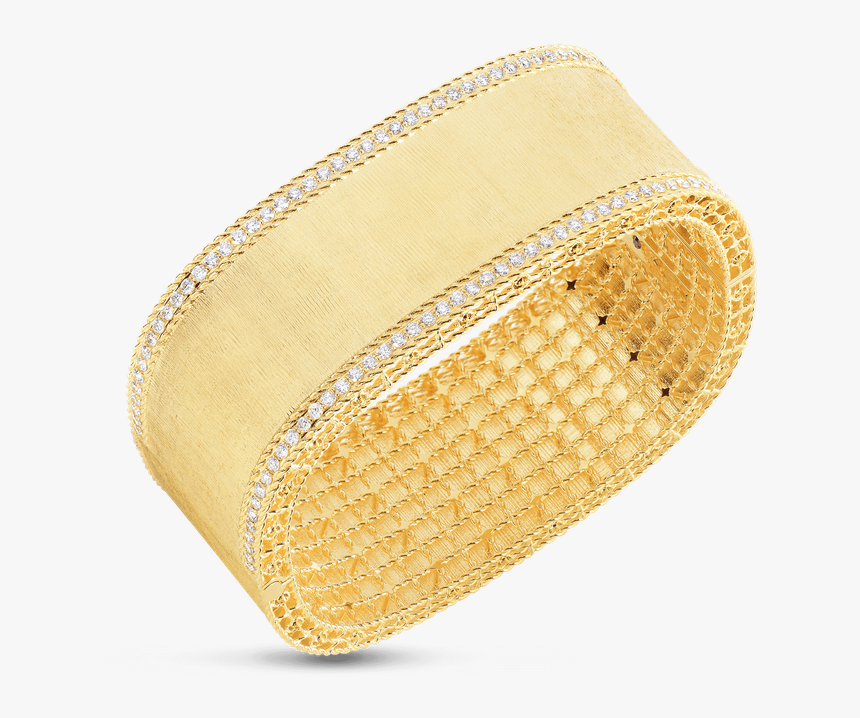 Roberto Coin Bangle With Diamond Edges - Cowboy Hat, HD Png Download, Free Download