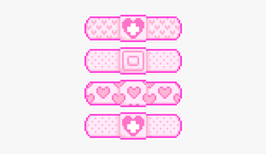 #bandaid #banda #bandita #curita #pixel #pink #pastelgoth - Transparent Png Pixel Bandaids, Png Download, Free Download