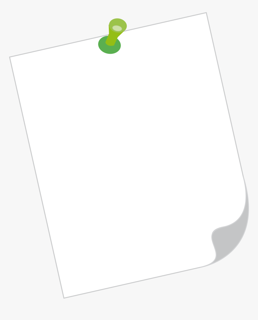 Transparent Paper Clipart - Notas De Papel Blanco Png, Png Download, Free Download
