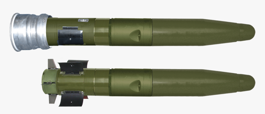 Round Comprising Kombat Antitank Guided Missile, HD Png Download, Free Download