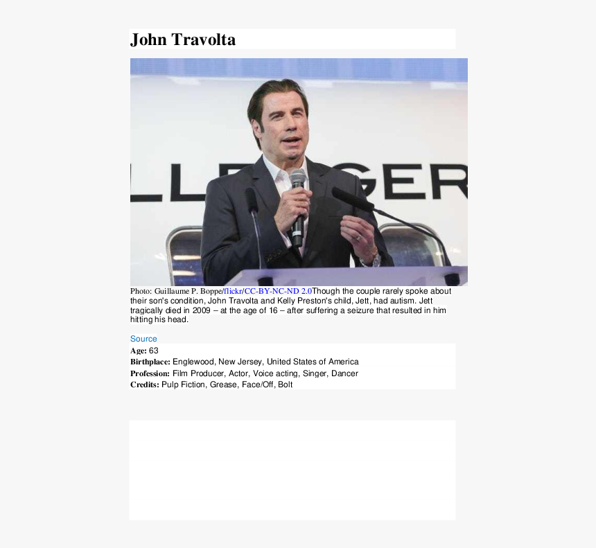 Transparent John Travolta Png - Public Speaking, Png Download, Free Download