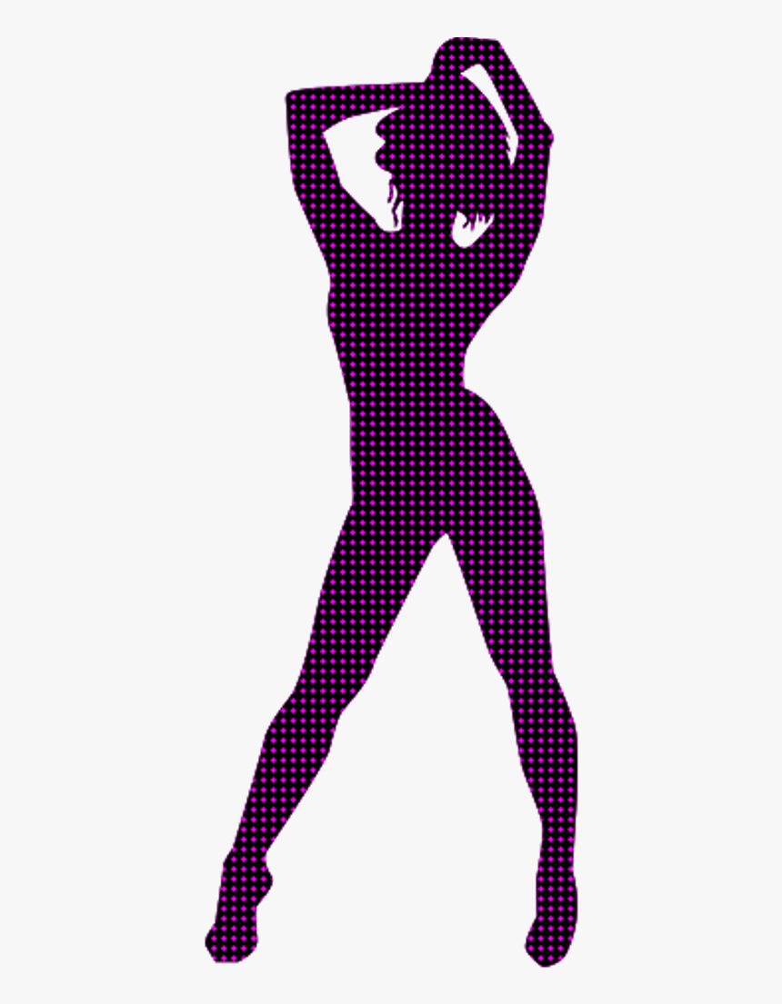 Sexy Women Hot Girls Bgc Badgirl Badbitch Fun Silhouett - Polka Dot, HD Png Download, Free Download