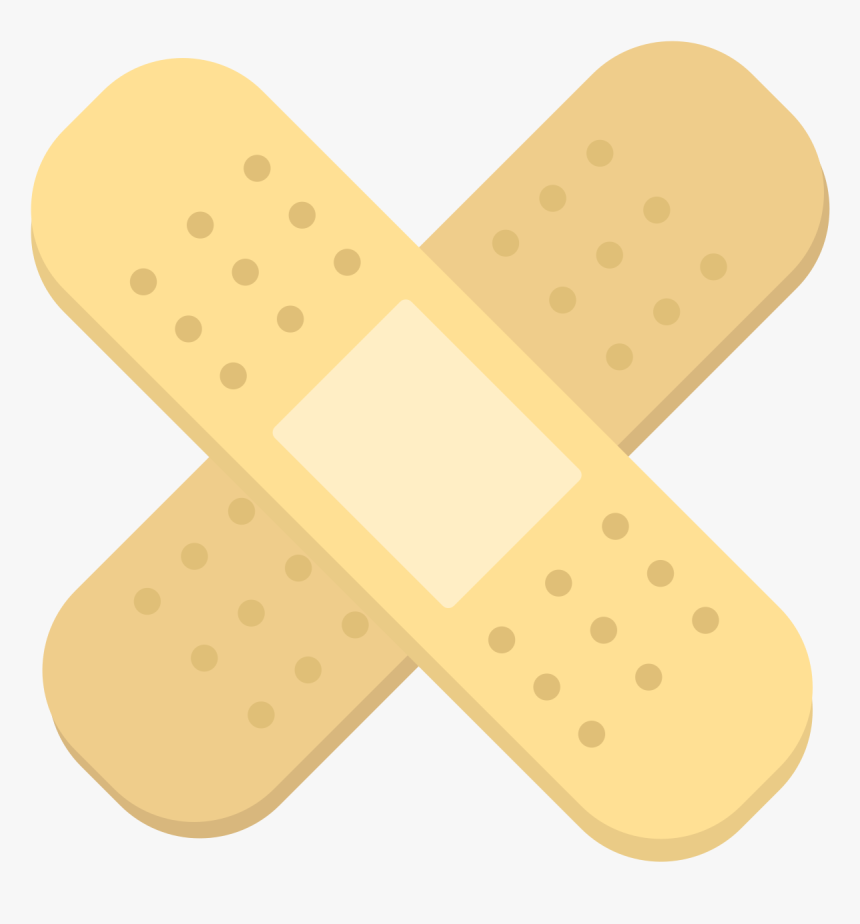 Transparent Band Aid Clipart - Illustration, HD Png Download - kindpng.