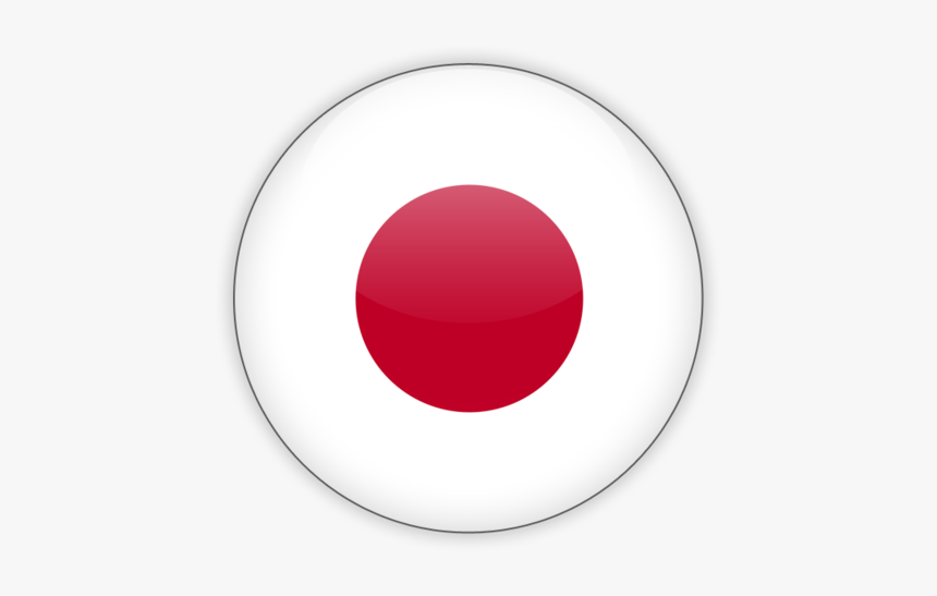 Flag Of Japan Clip Art - Japan Flag Circle Png, Transparent Png, Free Download