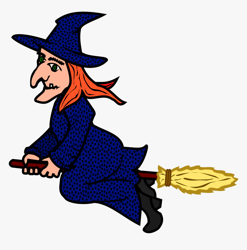 Witch Clipart Black And White, HD Png Download, Free Download