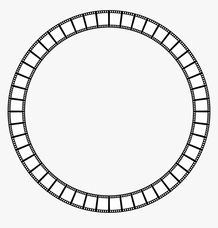 Circle Movie Frame Png, Transparent Png, Free Download