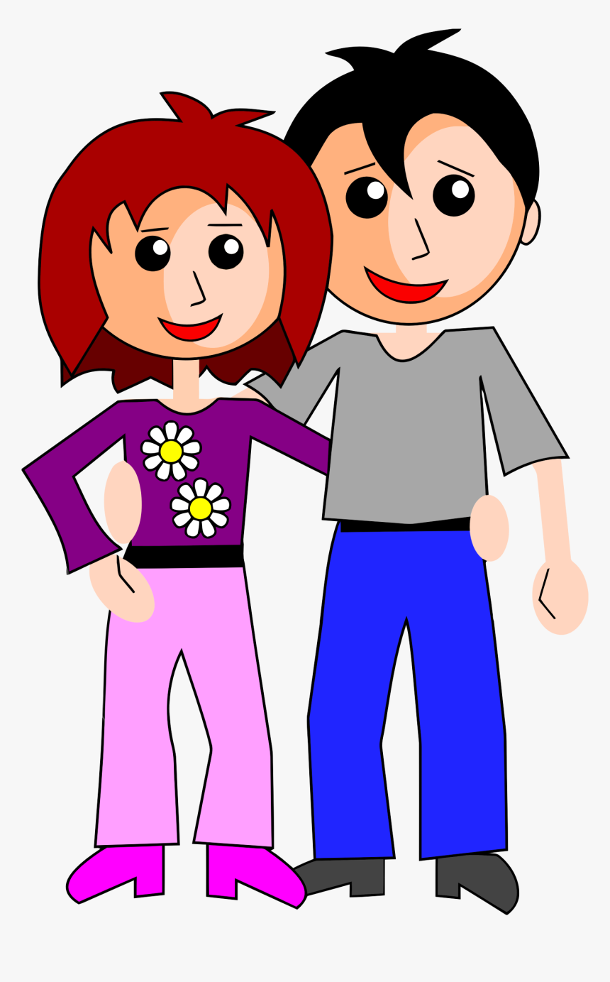 Old Clipart Husband And Wife - Couple Clipart, HD Png Download, Free Download