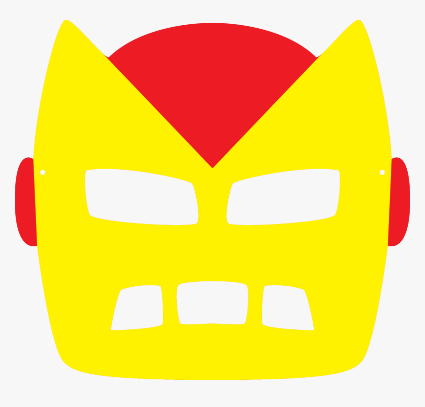 Iron Man Spider-man Mask Superhero Hulk - Mascara Homem De Ferro Para Imprimir, HD Png Download, Free Download