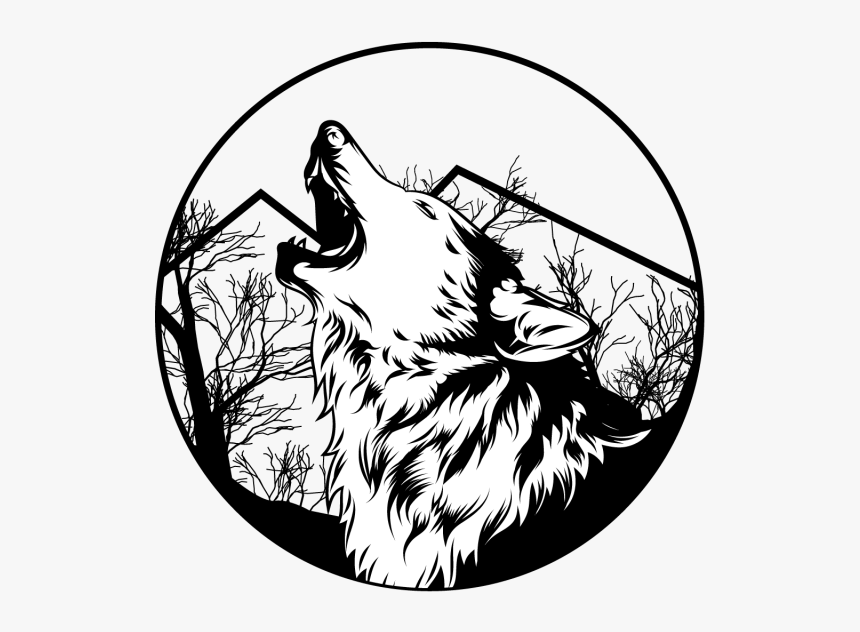 Lone Wolf Vector Illustration, Lone, Wolf, Angry Png - Logo Wolf Vector Png, Transparent Png, Free Download