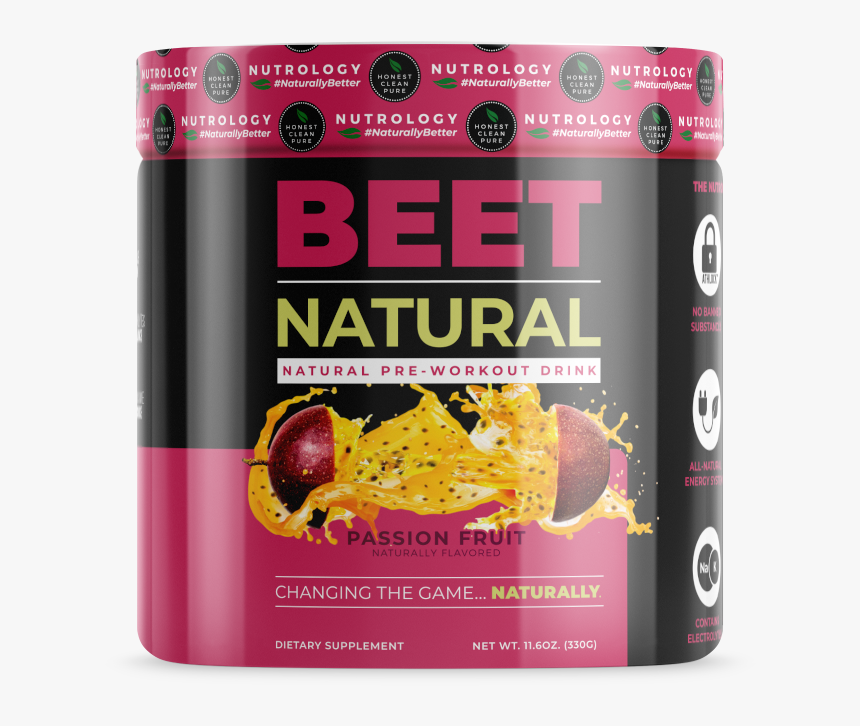 Beet Natural Front - Beet Natural Pre Workout, HD Png Download, Free Download