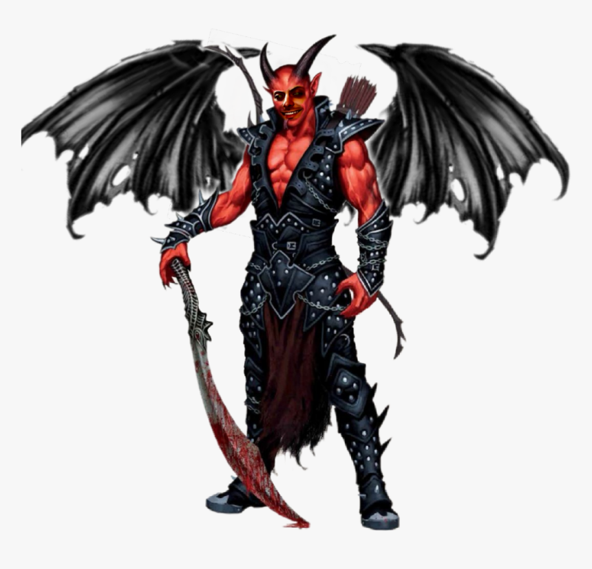 Devil Video Games Demon Comedy - Pathfinder Cambion Demon, HD Png Download, Free Download
