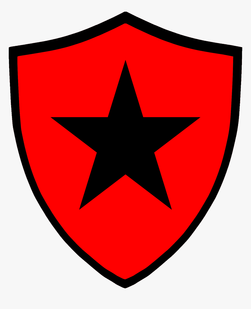 Clipart Shield Red Black - Star And Moon Transparent, HD Png Download, Free Download