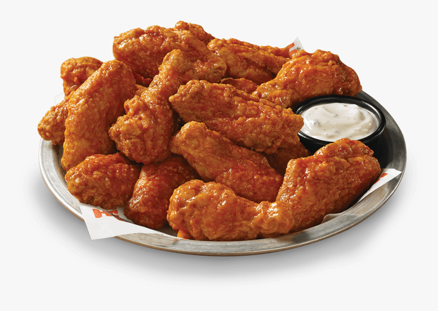 Hooters Stuffed Wings Chorizo - Breaded Vs Naked Wings, HD Png Download, Free Download