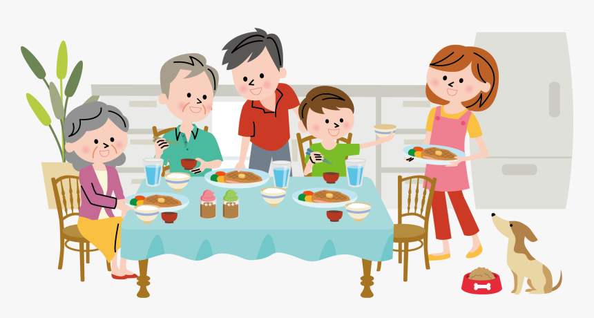 Dinner Clip Art - Family Dinner Clipart, HD Png Download, Free Download