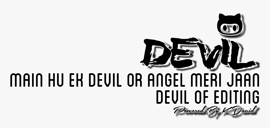 Editing Png Text Devil, Transparent Png, Free Download