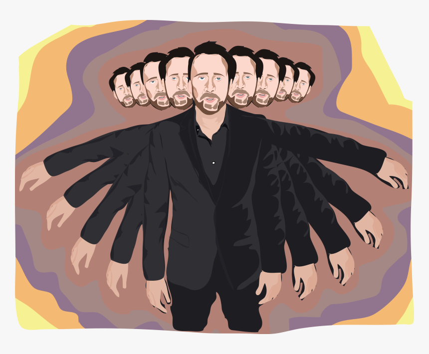 Tarush Mohanti / Daily Nexus - Nic Cage Art, HD Png Download, Free Download