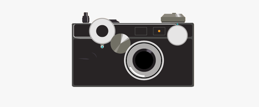 Vintage Camera Png - Point-and-shoot Camera, Transparent Png, Free Download