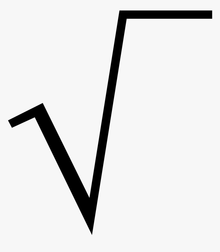 Square Root Symbol Png, Transparent Png, Free Download