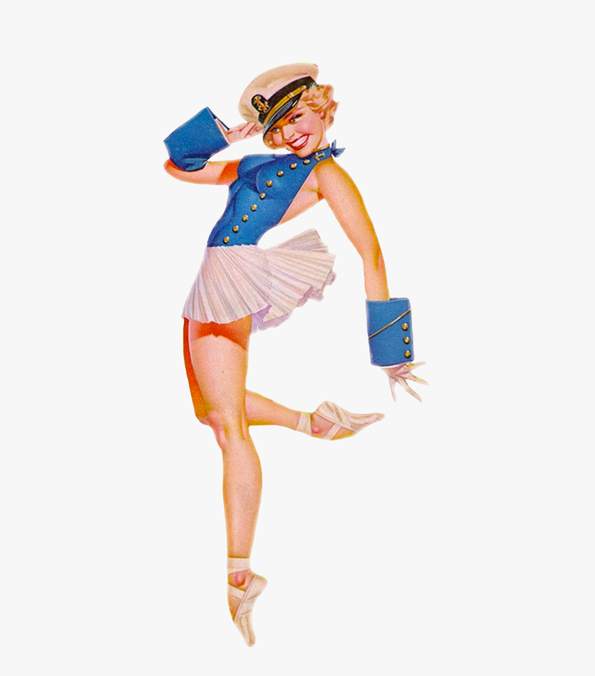 Sailor Girl Pin-up Clip Art - Pin Up Girl, HD Png Download, Free Download