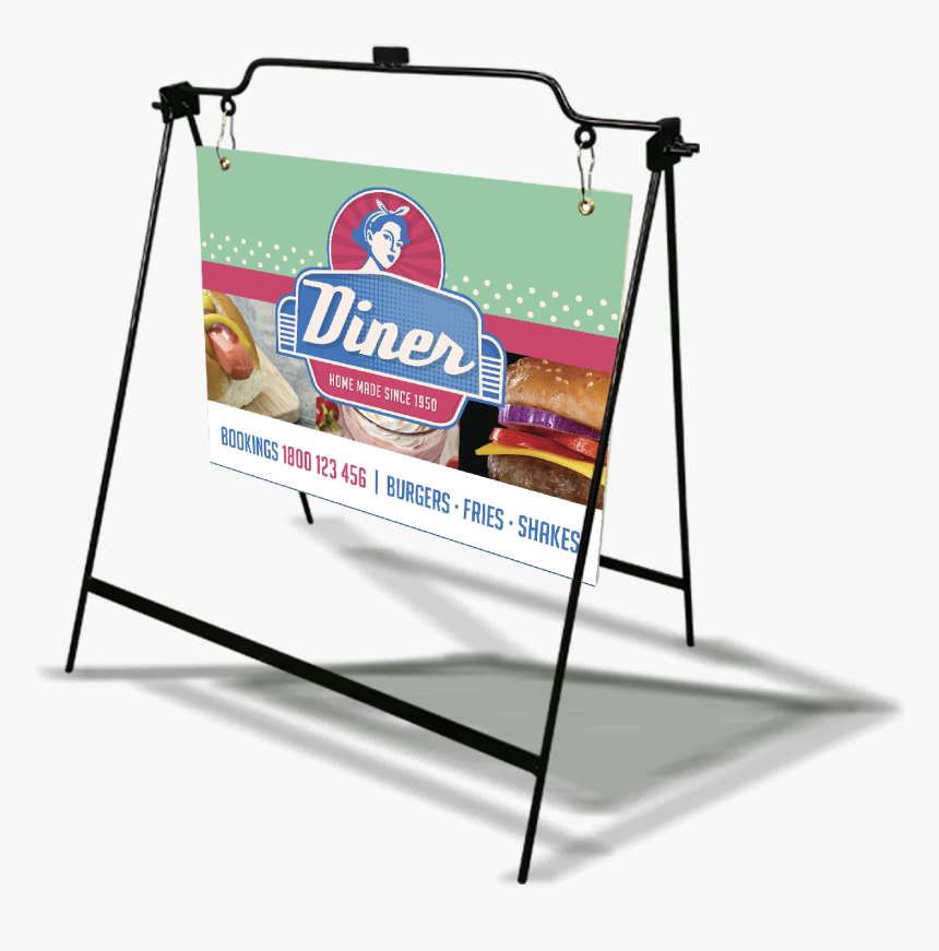 A-frame Sidewalk Signs - Frame Sign, HD Png Download, Free Download