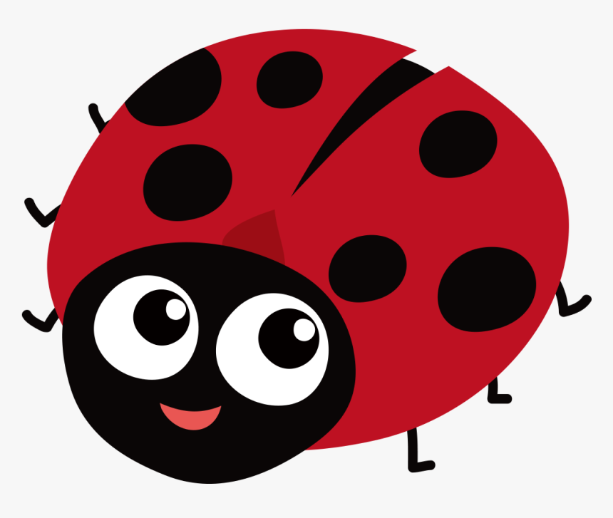 Red Black Ladybug Png Download - Transparent Ladybug Cartoon, Png Download, Free Download