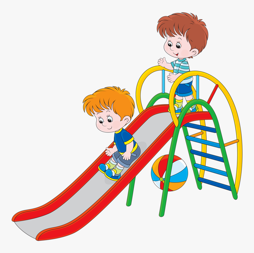 Playground Clipart Teacher - Mat Slide Clipart, HD Png Download, Free Download