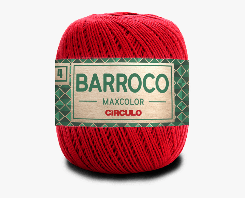 Barbante Barroco Maxcolor Nº4 3402 Vermelho Círculo - Thread, HD Png Download, Free Download