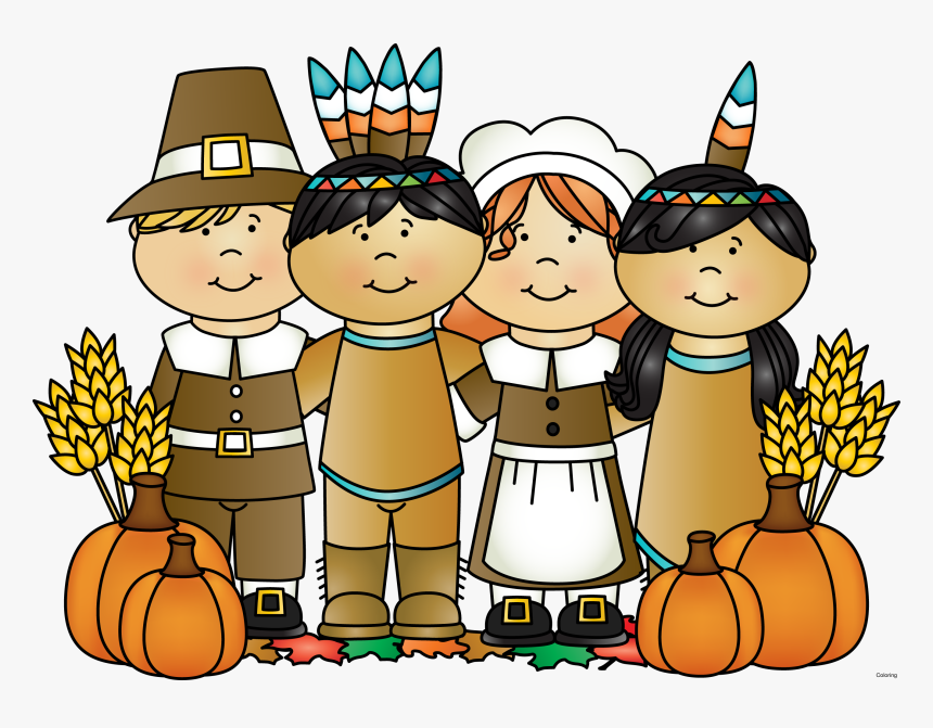 Banquet Images Astonishing Dinner - Thanksgiving Indian And Pilgrims, HD Png Download, Free Download