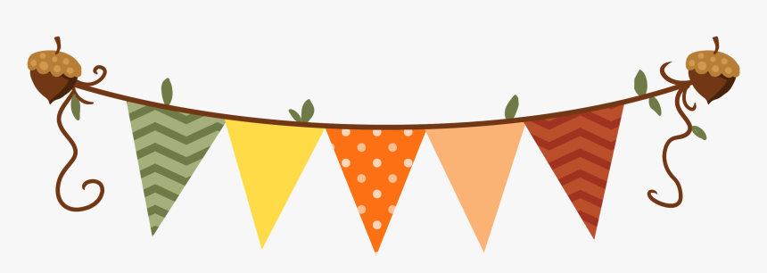 Fall Clipart Bunting - Fall Bunting Banner Clipart, HD Png Download, Free Download