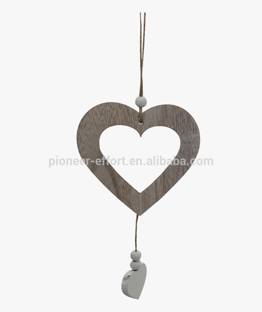 Wooden Heart Christmas Tree Hanging Ornaments - Locket, HD Png Download, Free Download