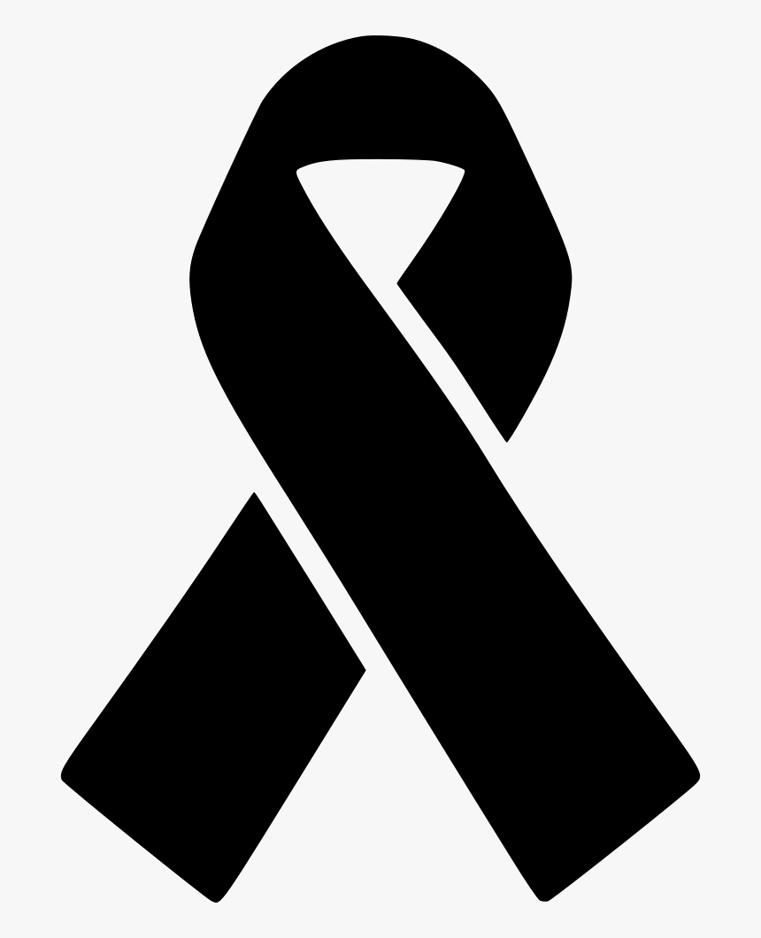 Aids Black Ribbon Red Ribbon Computer Icons - Luto Png, Transparent Png, Free Download