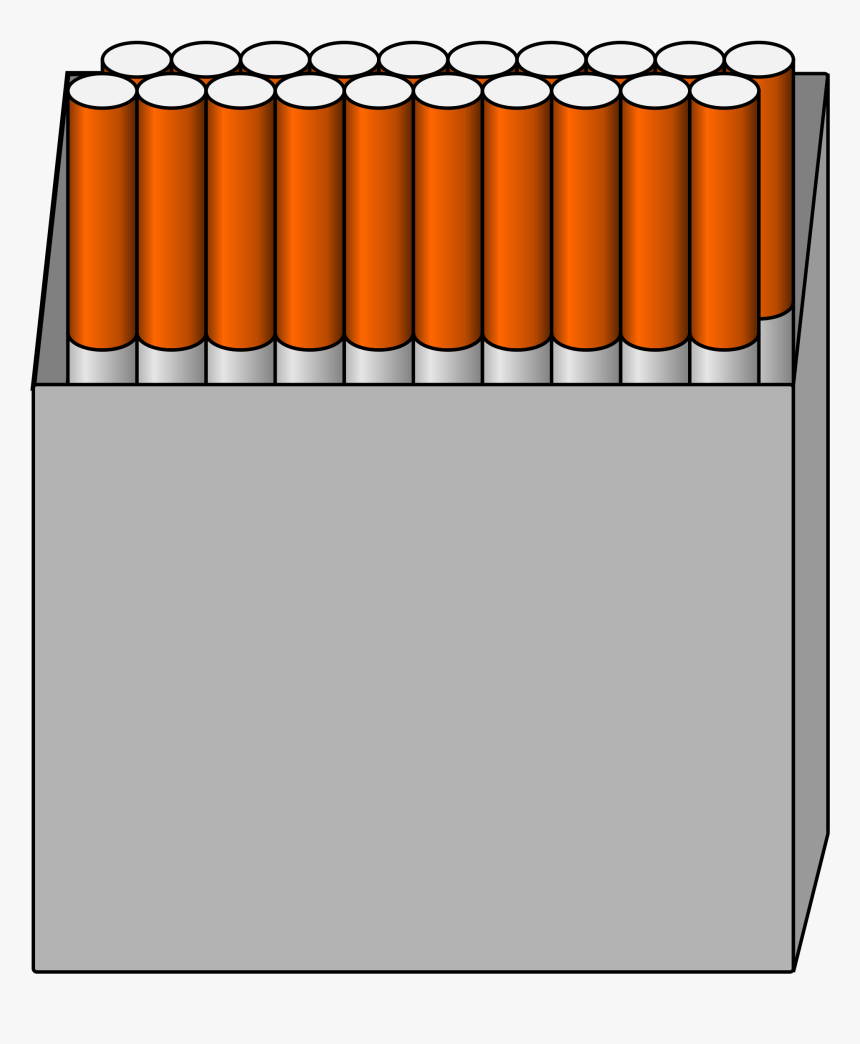 Box Of 20 Cigarettes Clip Arts - Pack Of Cigarettes Images Clip Art, HD Png Download, Free Download