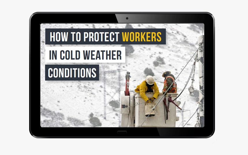 Working In Cold Weather - Tablet Computer, HD Png Download, Free Download