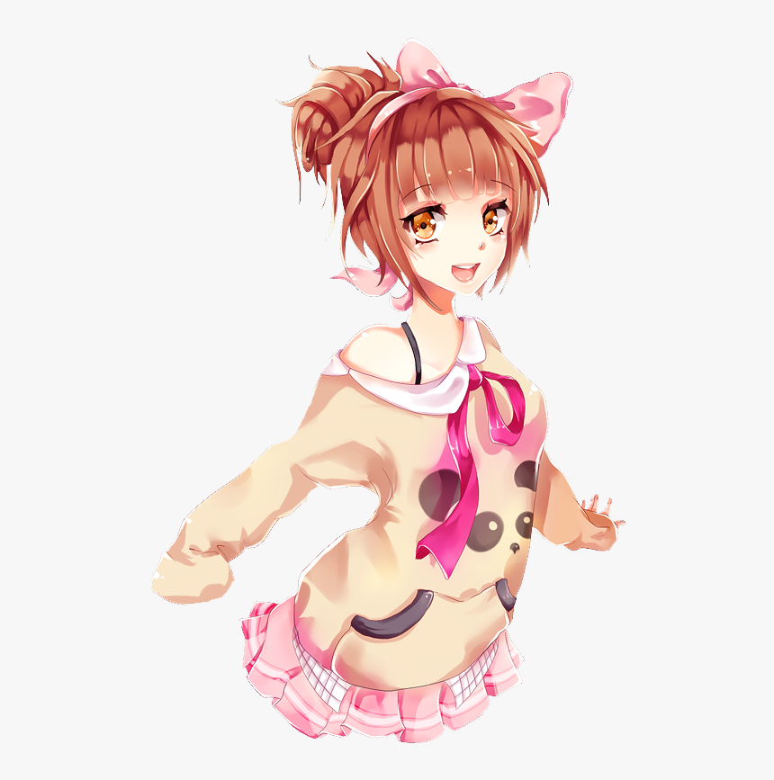 Transparent Happy Anime Girl Png - Cute Happy Anime Girl, Png Download, Free Download