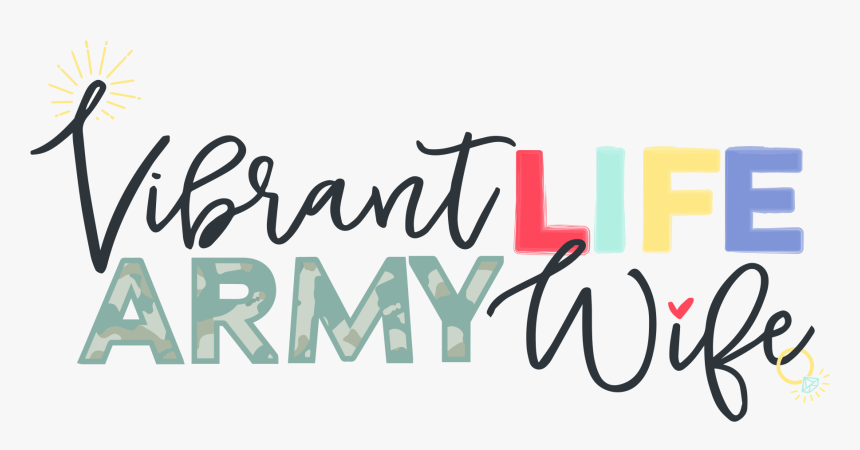 Vibrant Life Army Wife - Calligraphy, HD Png Download, Free Download