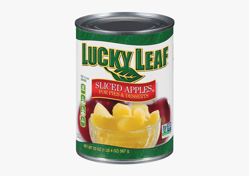 Sliced Apples - Lucky Leaf Sliced Apples, HD Png Download, Free Download