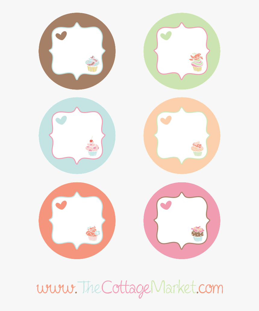 Cupcakes Labels Printable, HD Png Download, Free Download