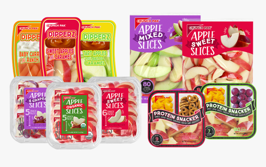 Crunch Pak Products - Apple Slice Brands, HD Png Download, Free Download