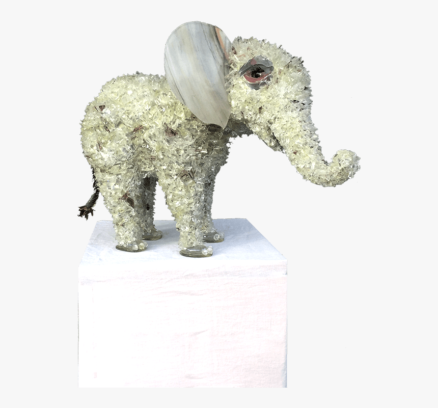 Nine Elephant Sculpture - Indian Elephant, HD Png Download, Free Download