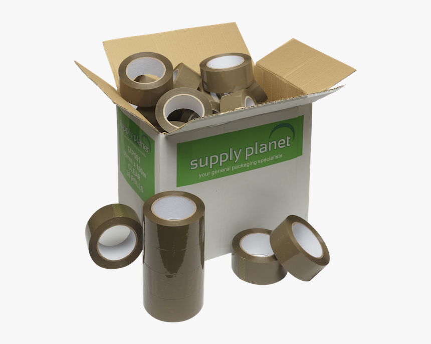 Brown Packaging Tape 48mm X 100m - Carton, HD Png Download, Free Download