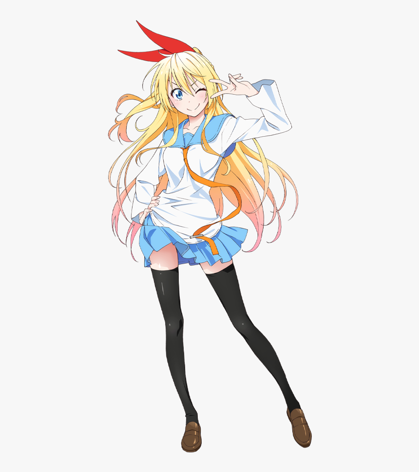 Happy Anime Girl Full Body Png Download Anime Girl Peace Sign