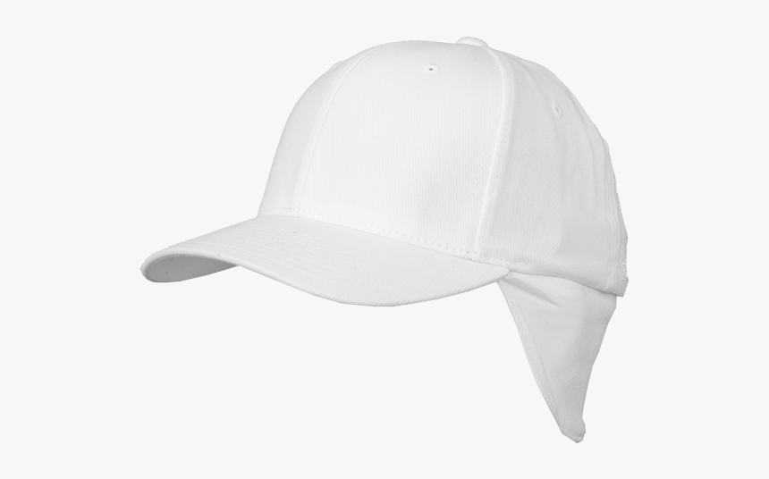 Cold Weather Flexfit Cap With Earflaps White - Baseball Cap, HD Png Download, Free Download