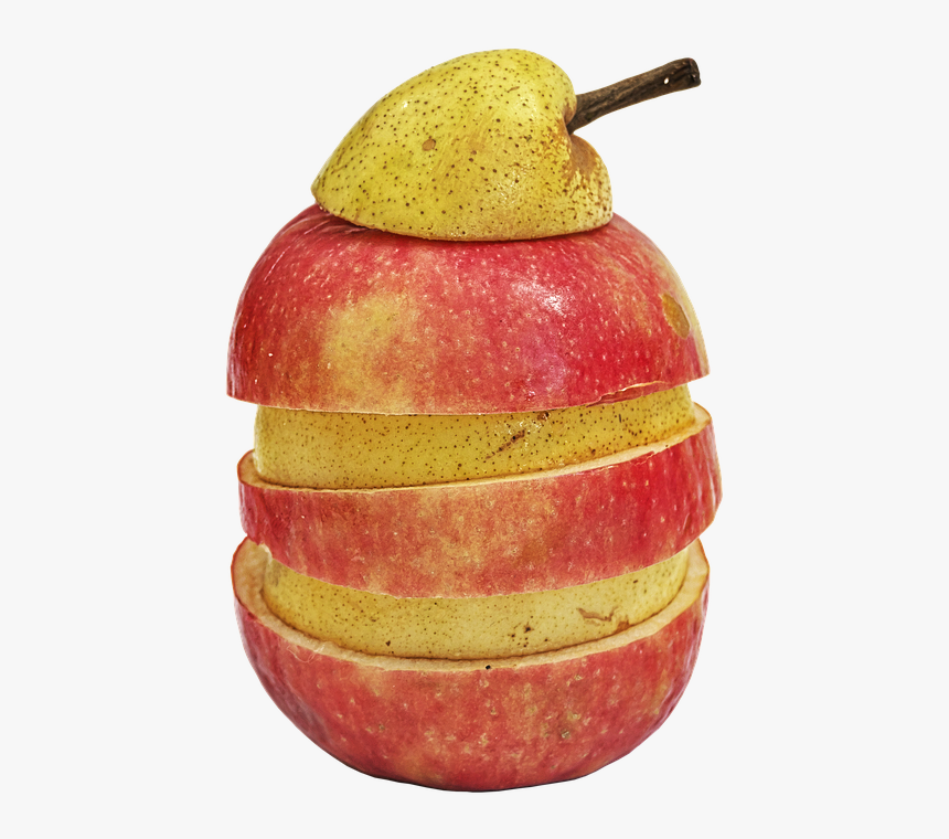 Apple, Pears, Fruit, Fruit Slices, Discs, Pear, Cut - Fruit, HD Png Download, Free Download