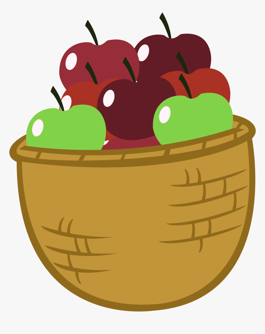 Transparent Bushel Of Apples Clipart - Bag Of Apples Cartoon, HD Png Download, Free Download