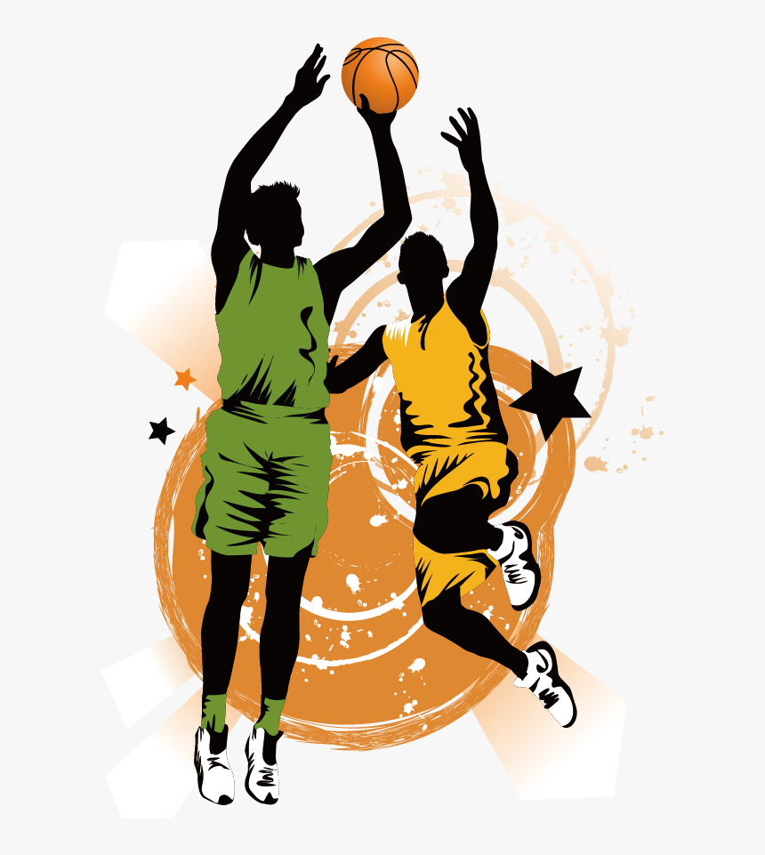 Basketball Slam Dunk Clip Art - Basketball Sports Clipart Png, Transparent Png, Free Download