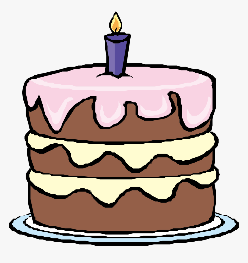 Transparent Birthday Cake Cartoon Png - Bolo De Aniversario Fundo Transparente, Png Download, Free Download