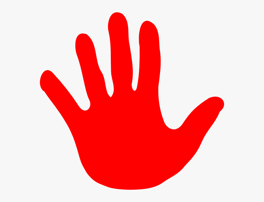 Red Left Hand Clipart, HD Png Download, Free Download