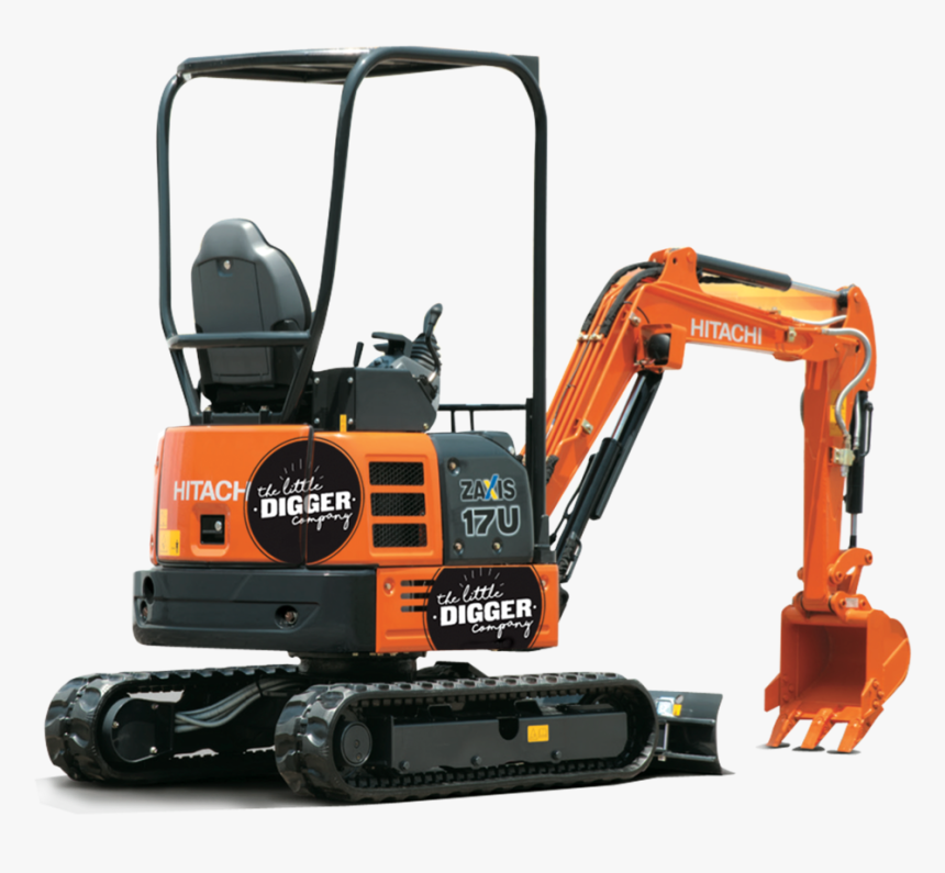 8t Mini Digger, Small Digger Hire Tight Access Excavation - Digger, HD Png Download, Free Download