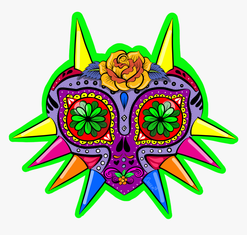 Zelda Majora"s Mask Symbol Clipart , Png Download - Majoras Mask Patch, Transparent Png, Free Download