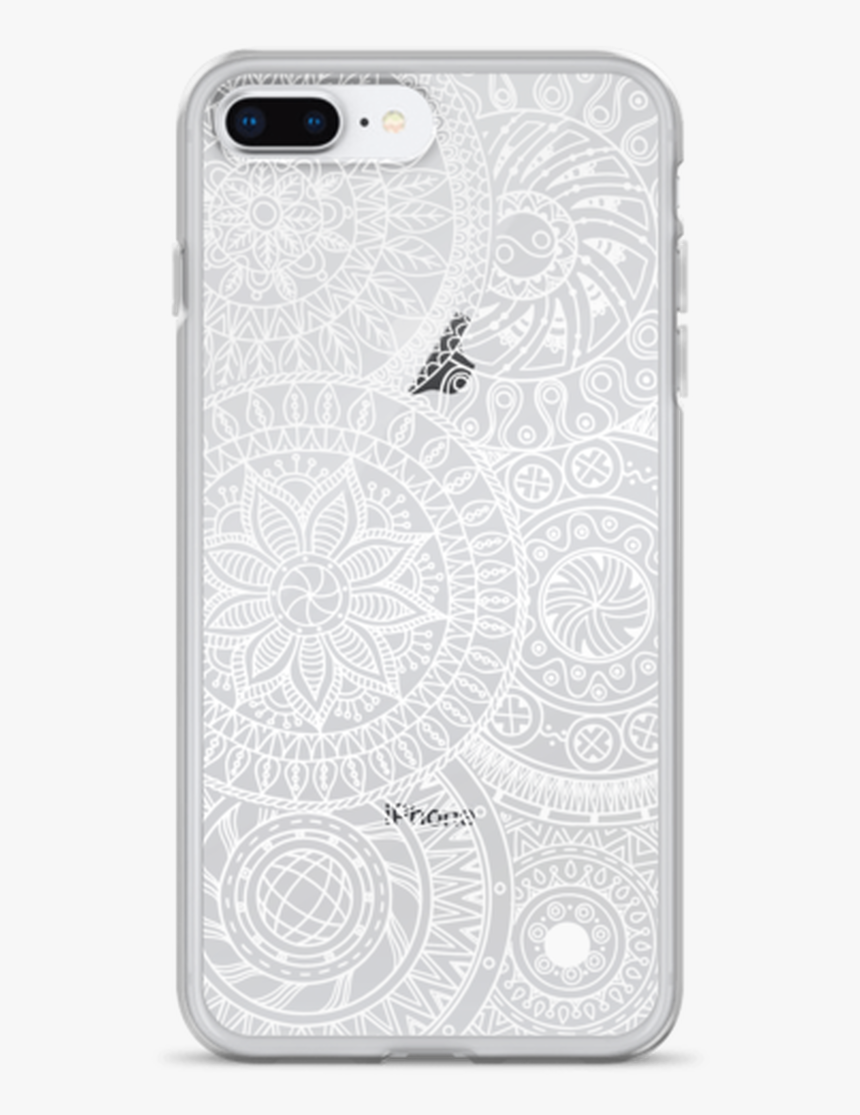 White Circle Doodles Iphone Case - Mobile Phone Case, HD Png Download, Free Download